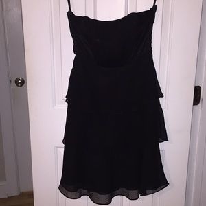 WhiteHouse/BlackMarket black strapless dress